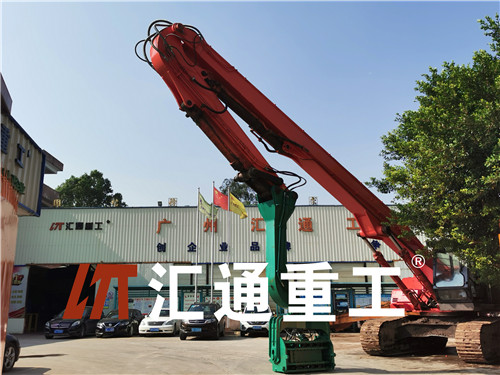 挖掘機(jī)打樁臂、打樁臂、打樁錘、挖掘機(jī)打樁臂廠家
