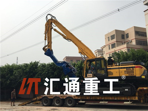 挖掘機(jī)打樁臂、打樁臂、打樁錘、挖掘機(jī)打樁臂廠家